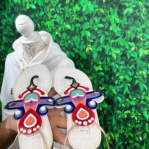 Brand New Christian Louboutin Colorful Sandals